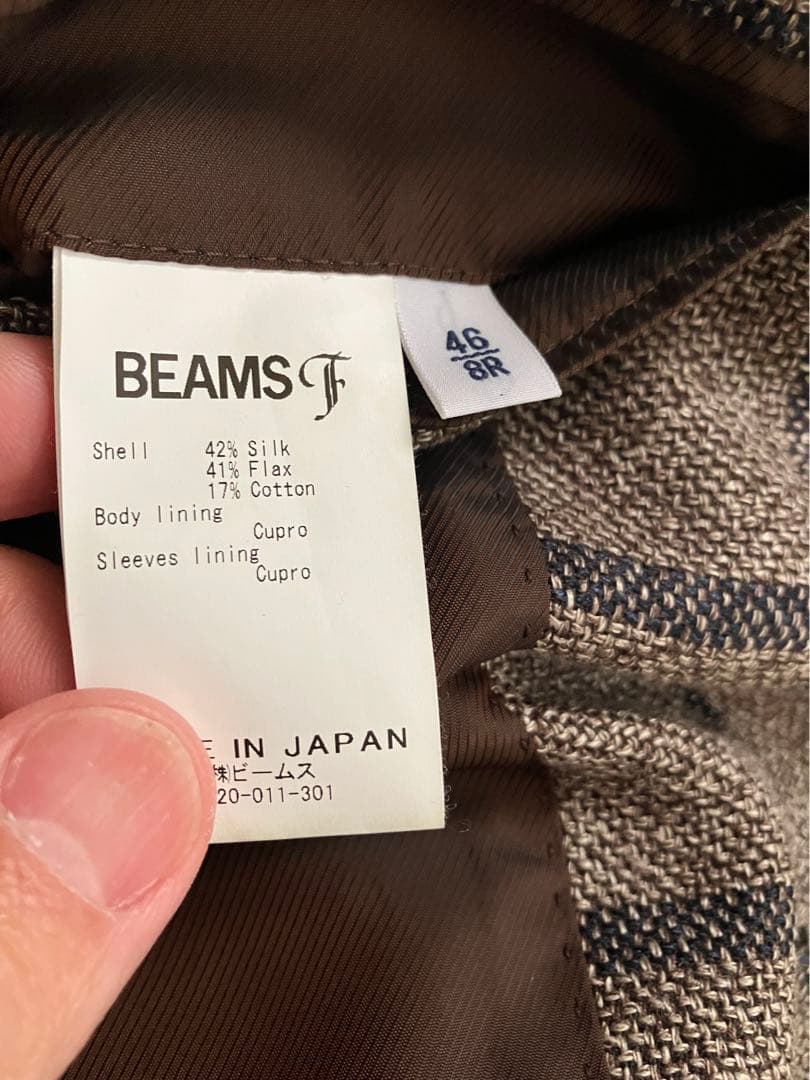 BEAMS F/FERLA ウインドウペーン ジャケット