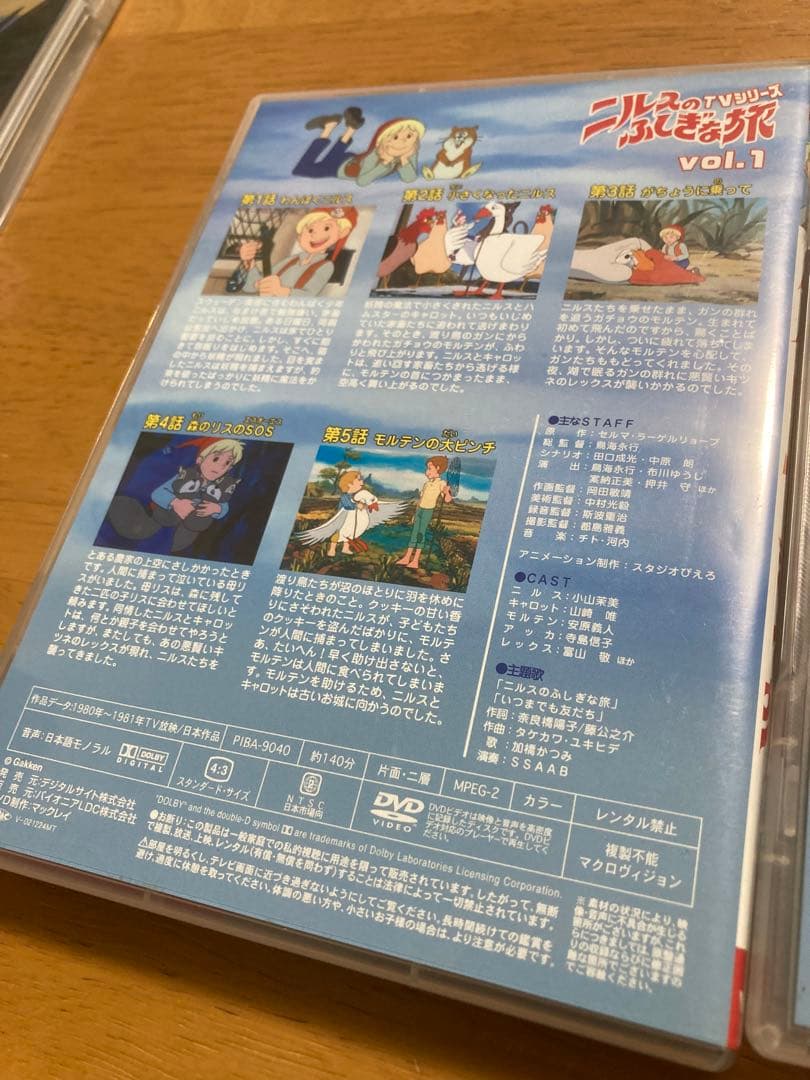ニルスのふしぎな旅 TVシリーズ DVD-BOX 1〈初回限定生産・6枚組〉