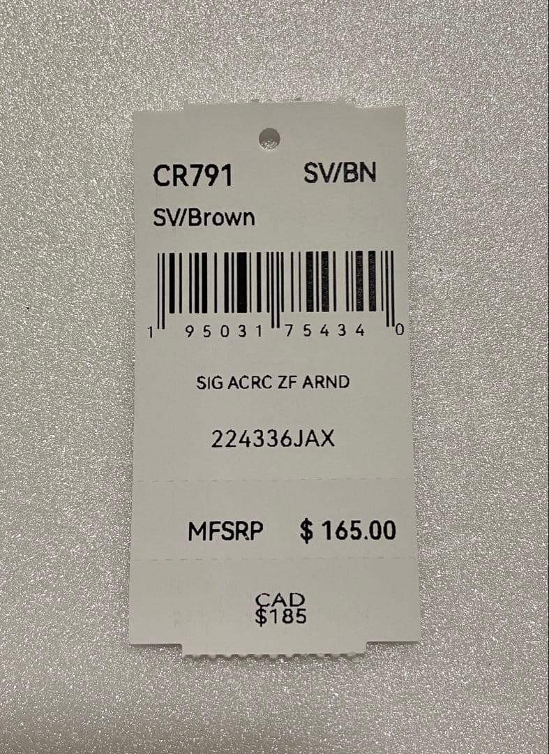 【新品未使用】COACH コーチ 二つ折り財布 ブラウンCR791