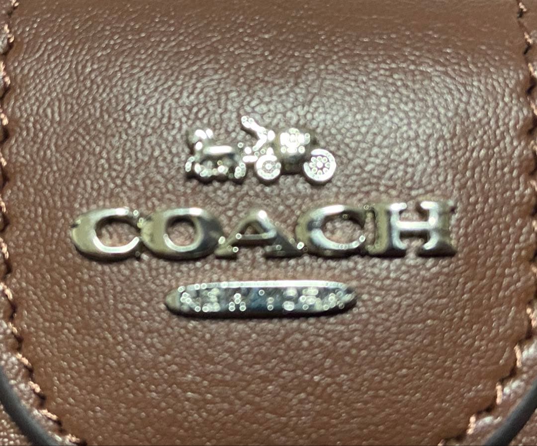 【新品未使用】COACH コーチ 二つ折り財布 ブラウンCR791