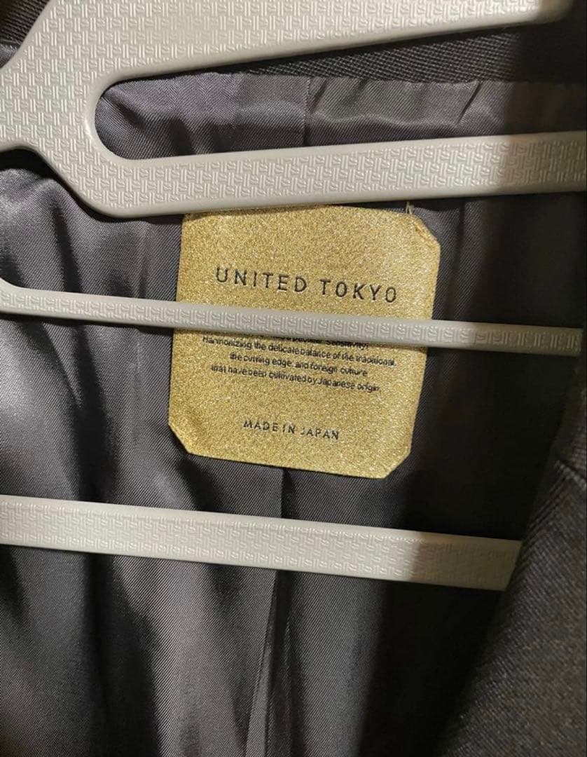 UNITED TOKYO アシメテーラードジャケット フリーサイズ
