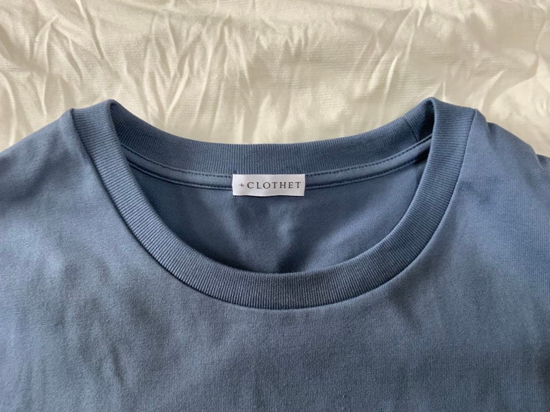 新品未使用　クロスクローゼット　ハイブリッドコットンテーラードTシャツ　４