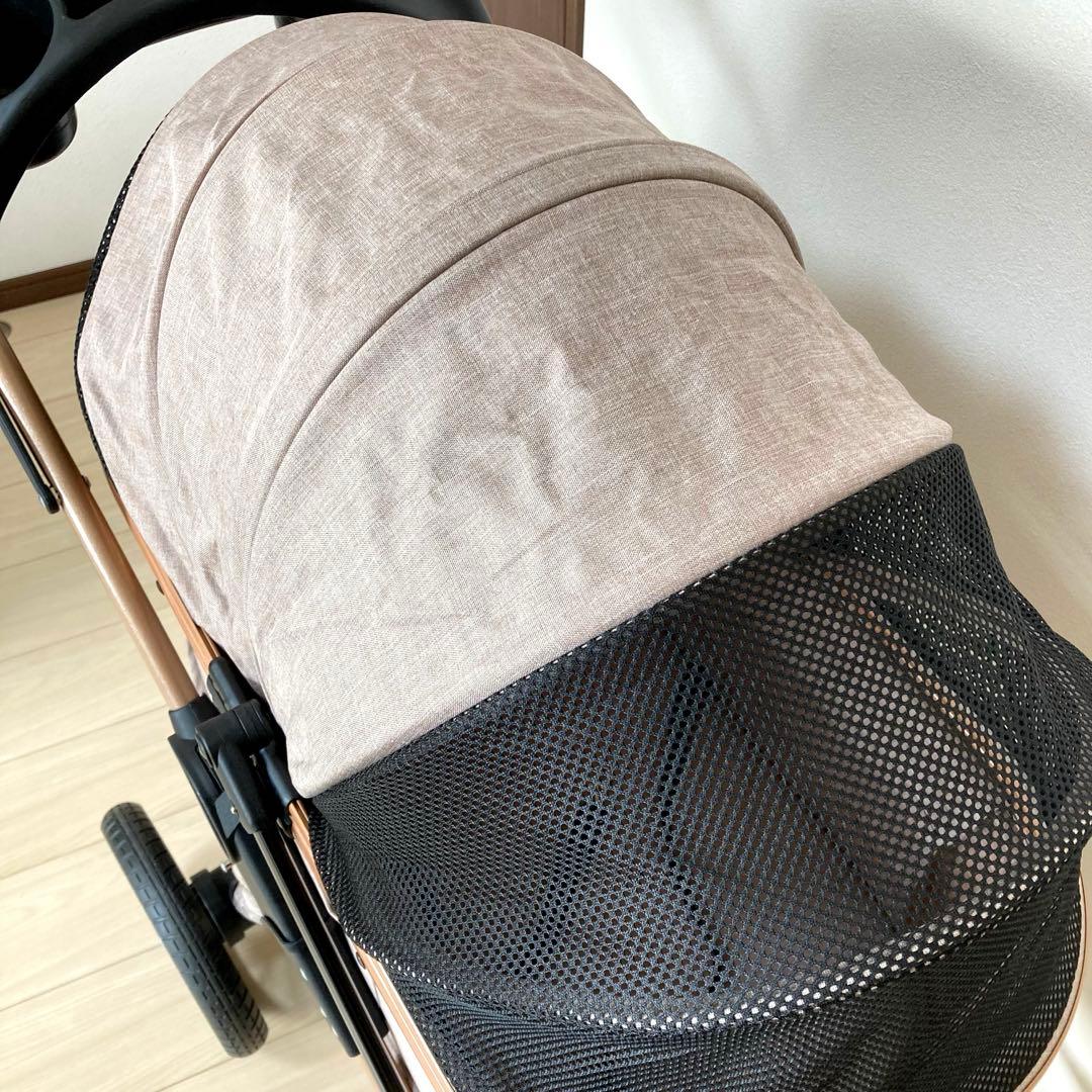 美品　SKISOPGO ペットバギー 3輪タイプ ペットカート カップ付き
