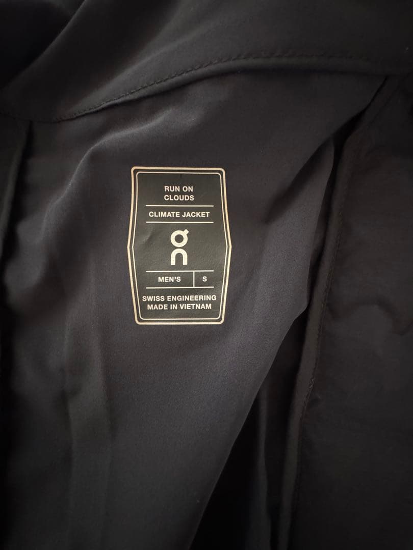 ON Climate Jacket クライメイトジャケット メンズS ブラック