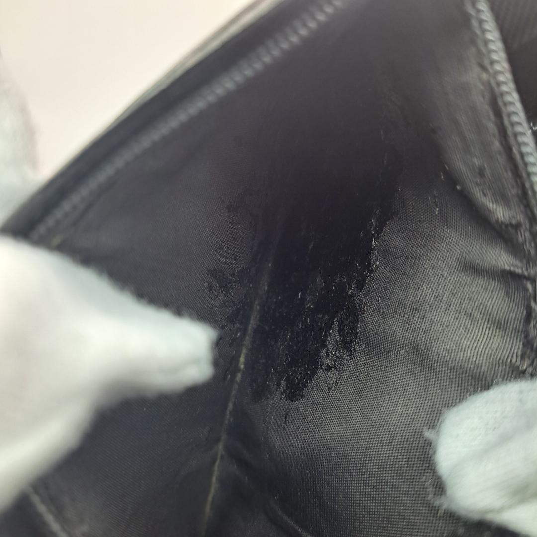 訳あり・美品　CHANEL　ココボタン　コンパクト折り財布　ブラック　財布