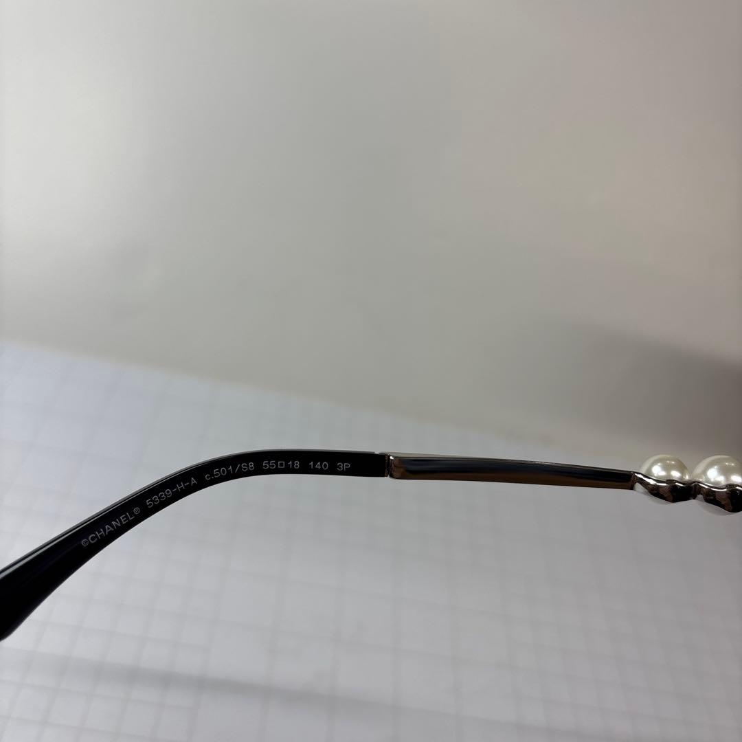 CHANEL シャネルサングラスパール付きCH5339-H-A