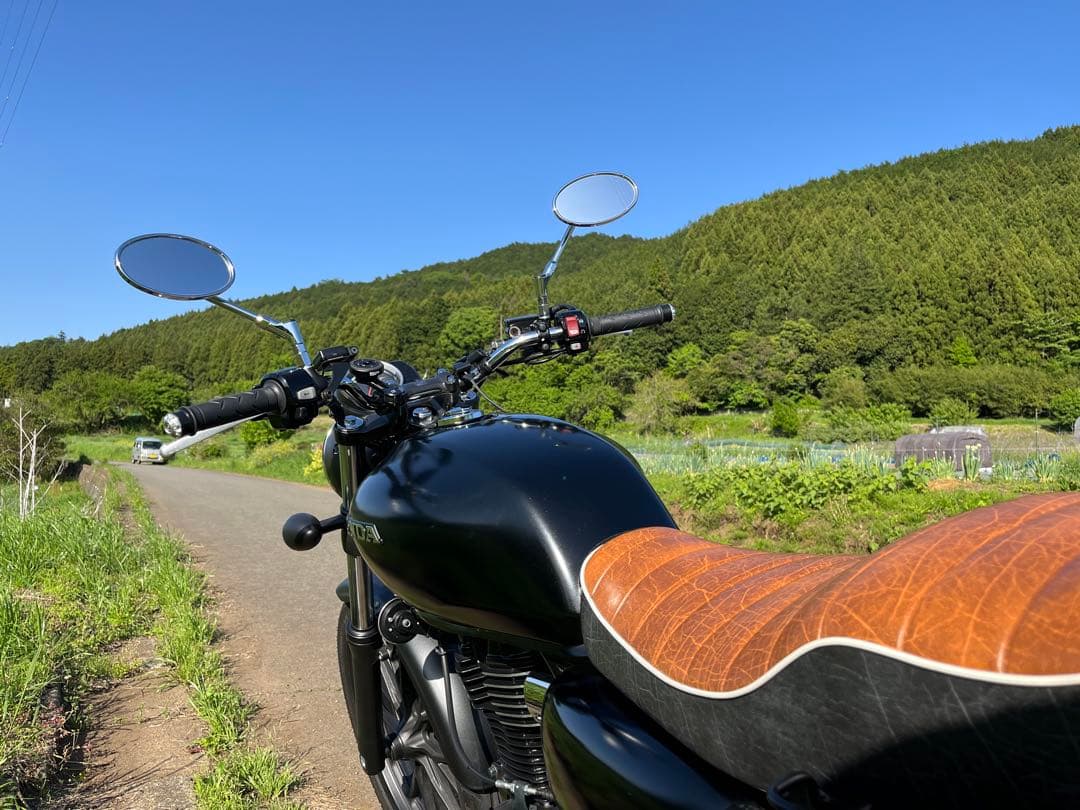 ホンダ GB350 K&Hカスタムシート ブラウン&ダークブラウンタックロール