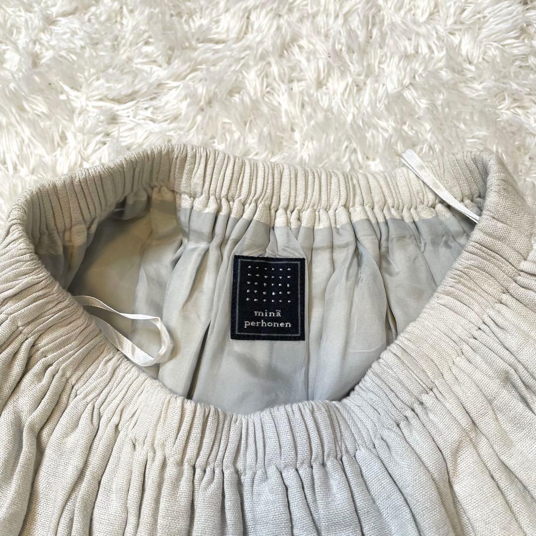 極美品✨mina perhonen ミナペルホネン タンバリン フレアスカート