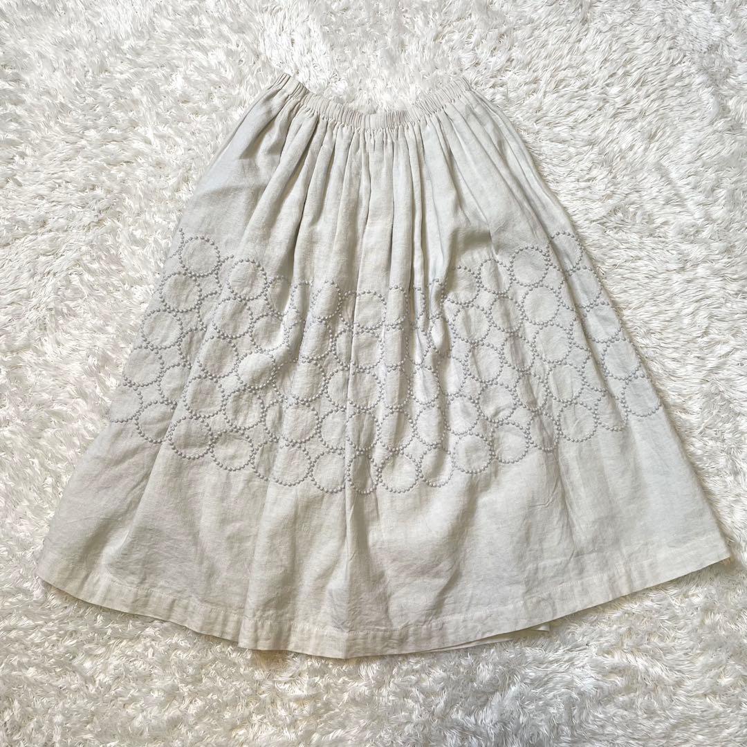 極美品✨mina perhonen ミナペルホネン タンバリン フレアスカート