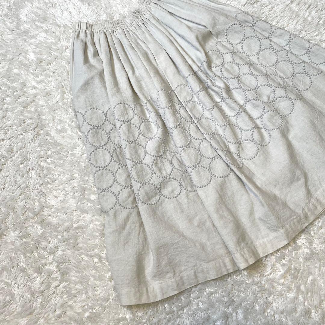極美品✨mina perhonen ミナペルホネン タンバリン フレアスカート