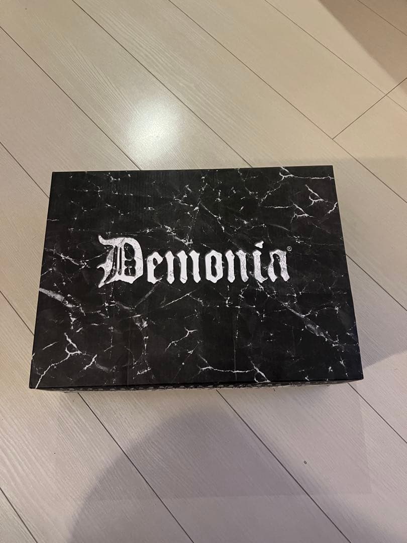 Demonia ニーハイブーツ　Blk Str Vegan Leather