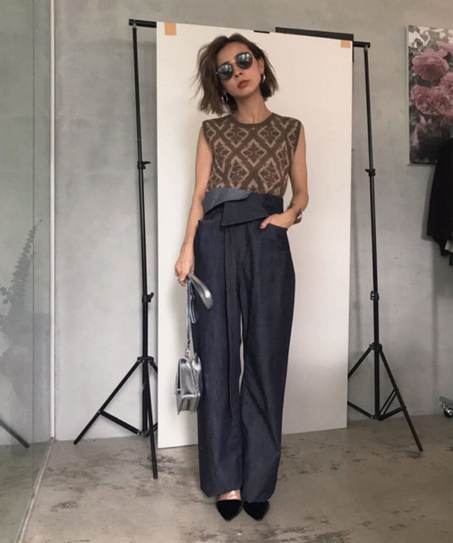 AMERI VINTAGE wrap denim デニム パンツ ストレート
