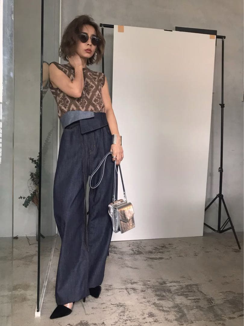 AMERI VINTAGE wrap denim デニム パンツ ストレート