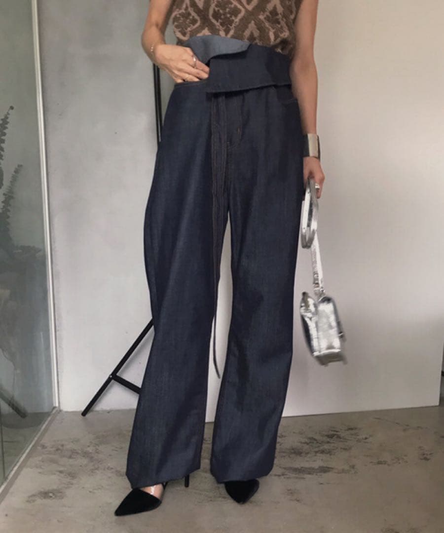 AMERI VINTAGE wrap denim デニム パンツ ストレート