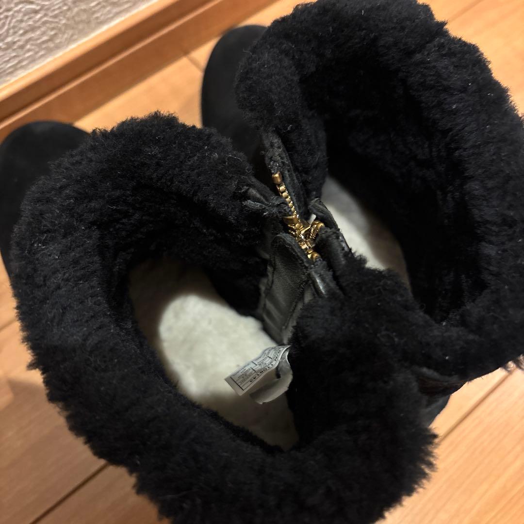 UGG ムートンブーツ　ブラック24.0