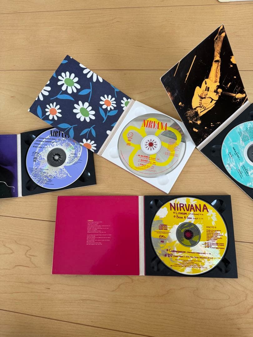 NIRVANA UK盤 CD 4枚セット（90s当時購入）