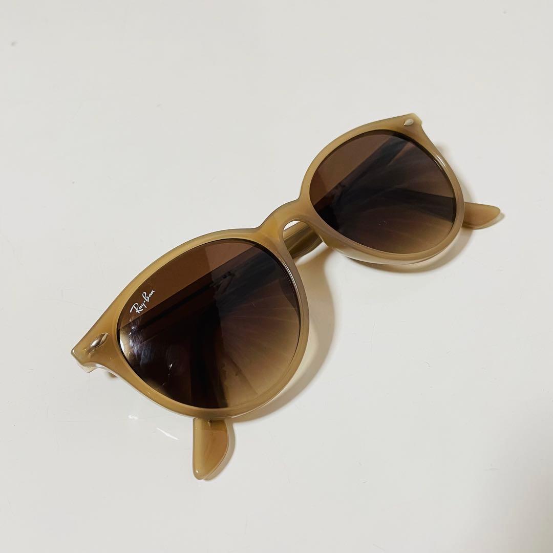 Ray Ban レイバン サングラス RB4305-F ページュ ケース付 美品