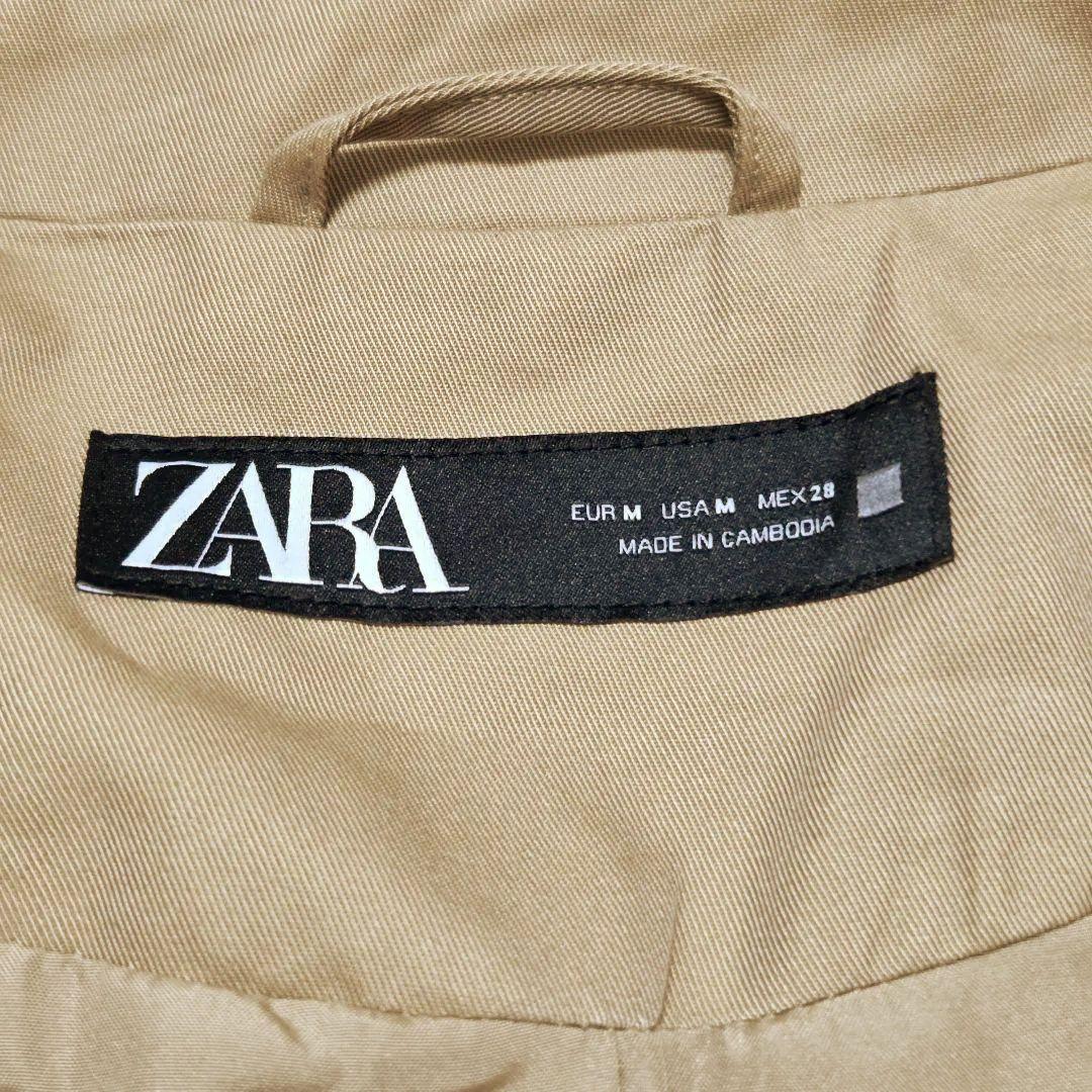 極美品✨大人気✨ZARA ショート丈ダブルブレストジャケット　トレンチコート　M