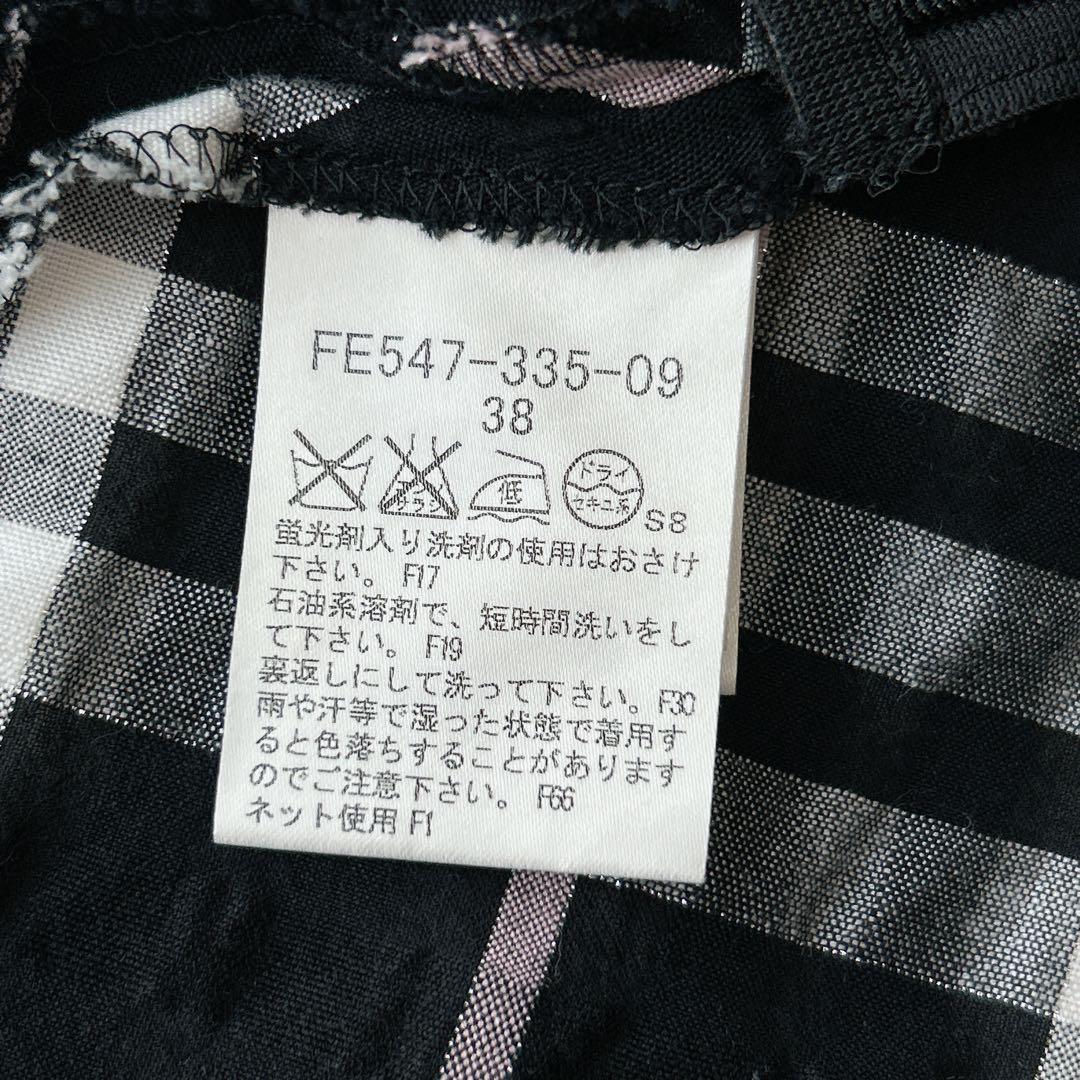 【未使用級✨】バーバリーブルーレーベル ノバチェック キャミソール リボン M