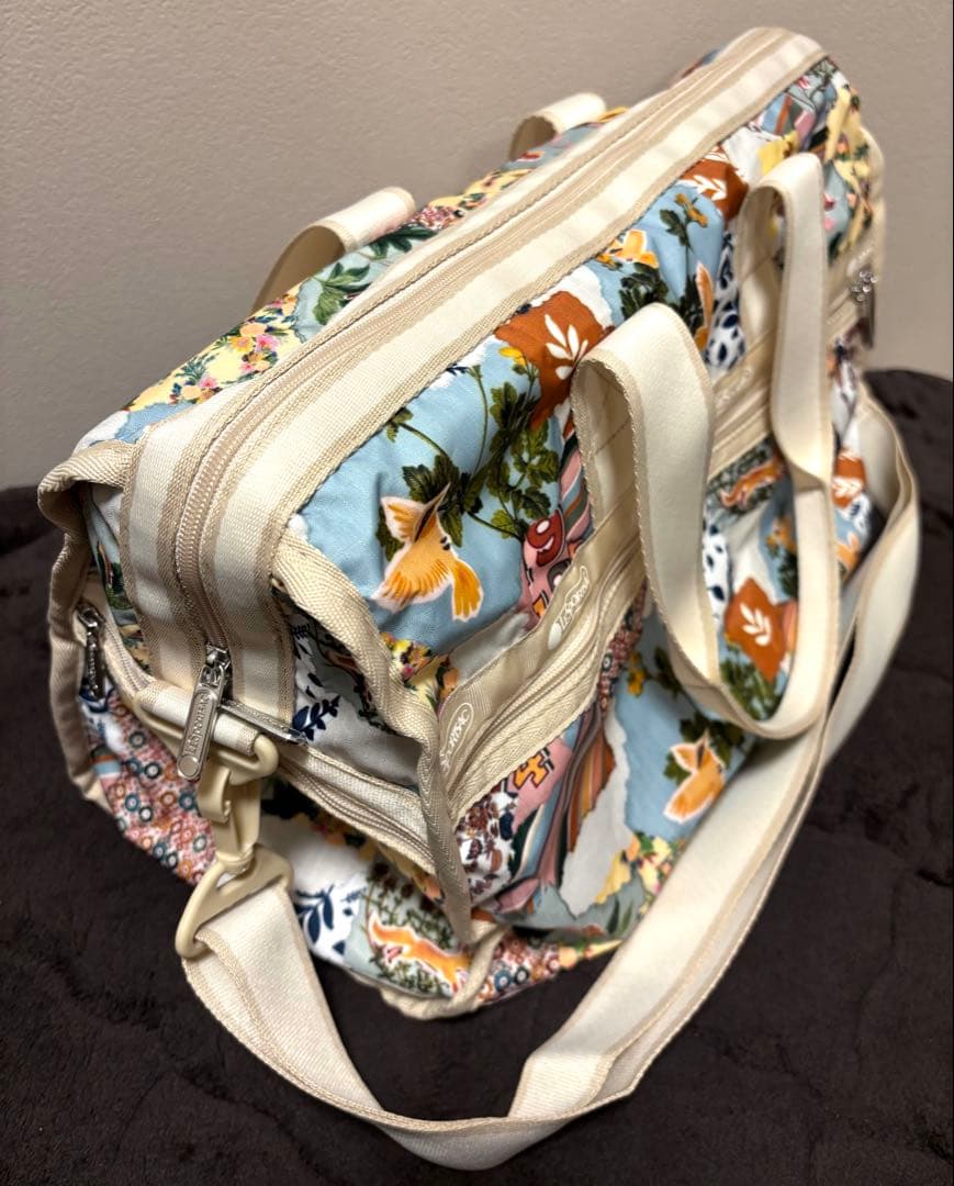【美品】レスポートサック ボストンバッグ WEEKENDER 74コラージュ