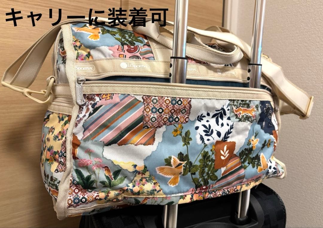 【美品】レスポートサック ボストンバッグ WEEKENDER 74コラージュ