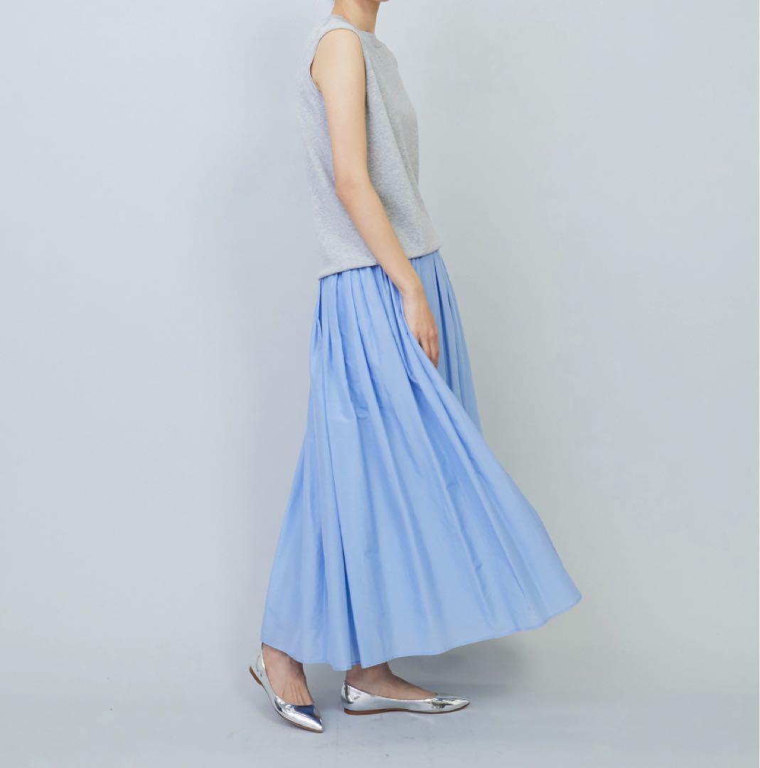 美品♡ 28600円　プルミエアロンディスモンシルクコットンギャザースカート