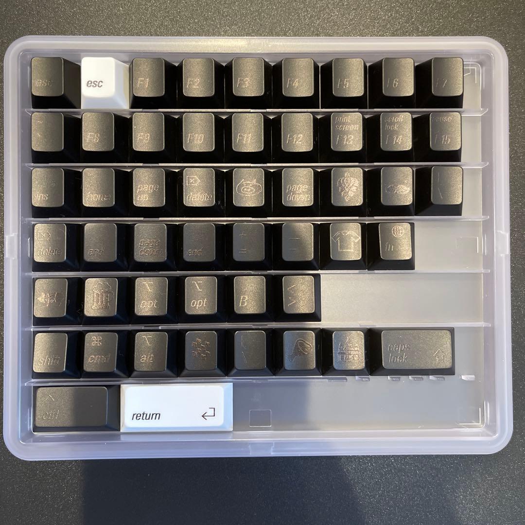 LeleLab München Schwarz キーキャップ Base Kit