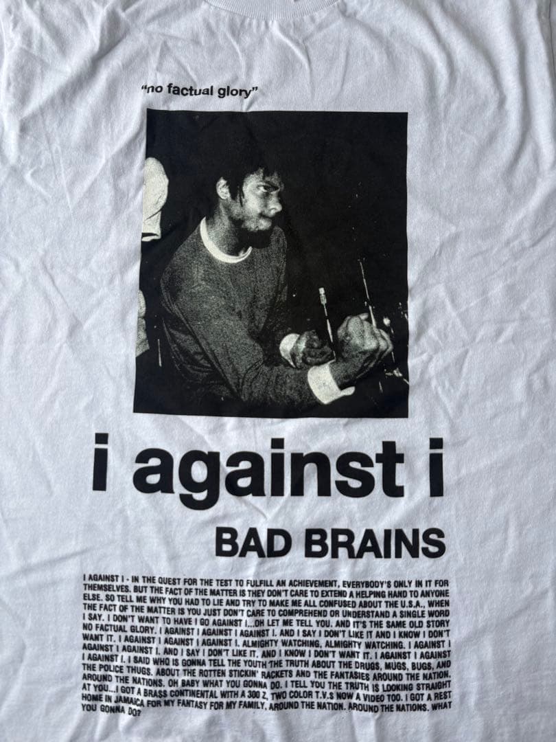 S*r様 Supreme × BAD BRAINS I Against I Tシ