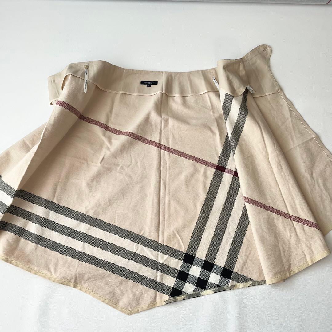 BURBERRY メガチェック ラップロングスカート　15 3L アシンメトリー