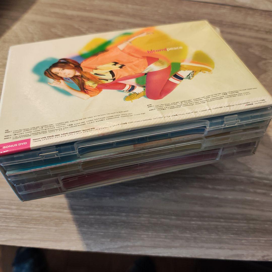 hitomi peace CD3枚　DVD3枚