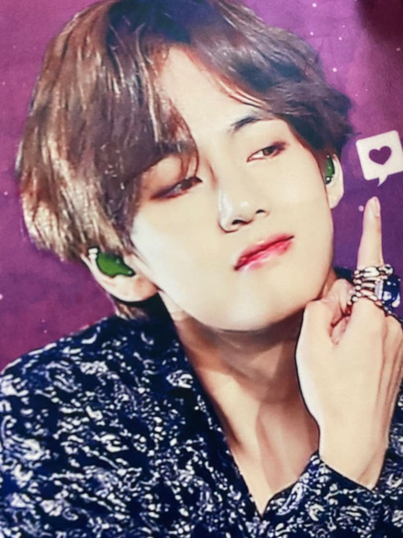 〇⚛️BTS テヒョン V テテ スローガン 3枚セット