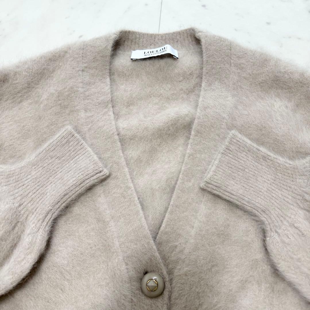 【美品】LOULOU WILLOUGHBY ルルウィルビー カシミヤ カーディガ