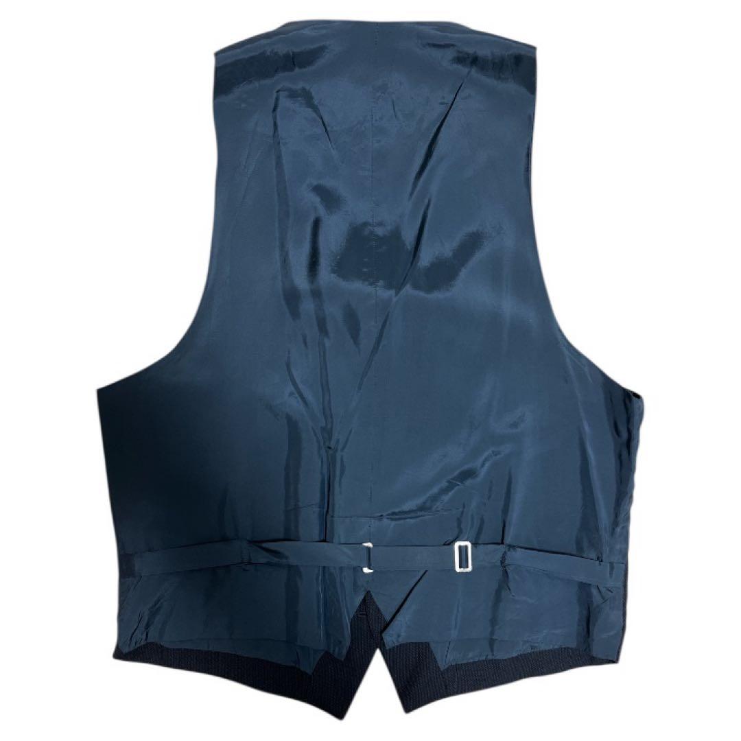 ジョルジオアルマーニ ウールジレ ベスト 伊製 50R 美品