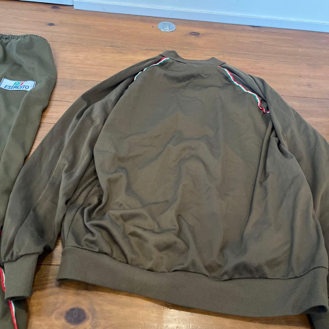 ヴィンテージ　イタリア軍ジャージセットアップ