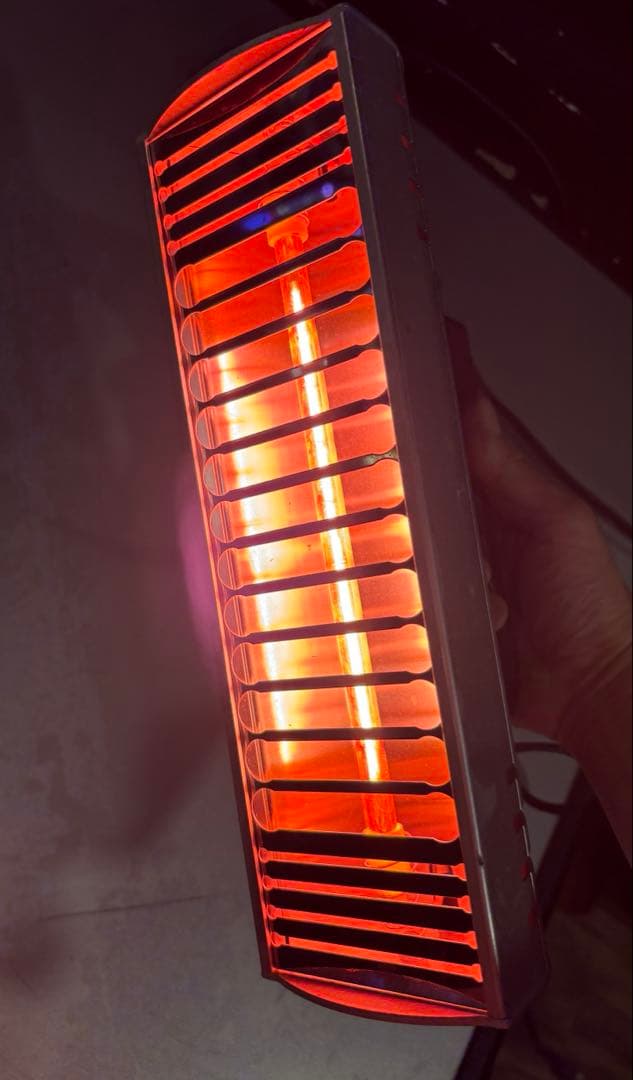 短波赤外線ヒーター・100V・1000W・温め・乾燥・スイッチ付き