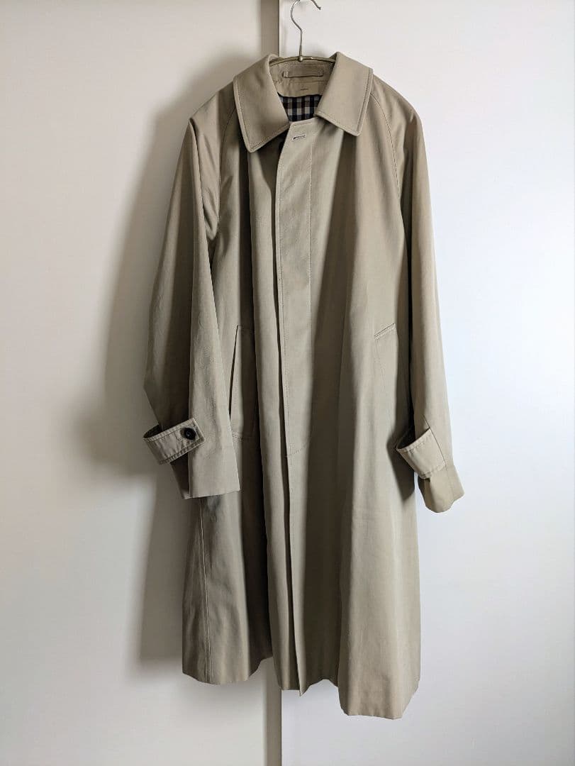 美品　Aquascutum アクアスキュータム ステンカラーコート ライナー付
