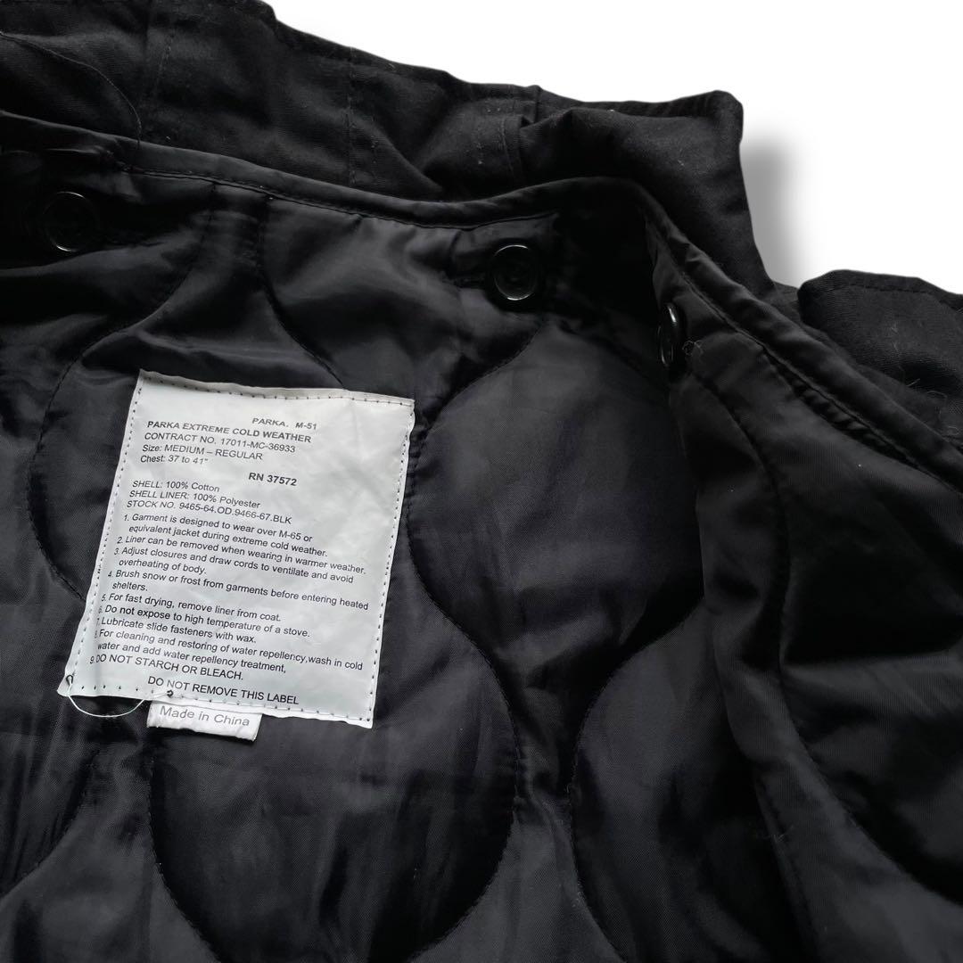 ROTHCO ロスコ M-65 M-51 ブラック フィッシュテール sizeM