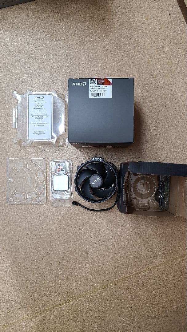 【値下げ中23時終了】AMD Ryzen 7 2700 本体・箱純正クーラー付属