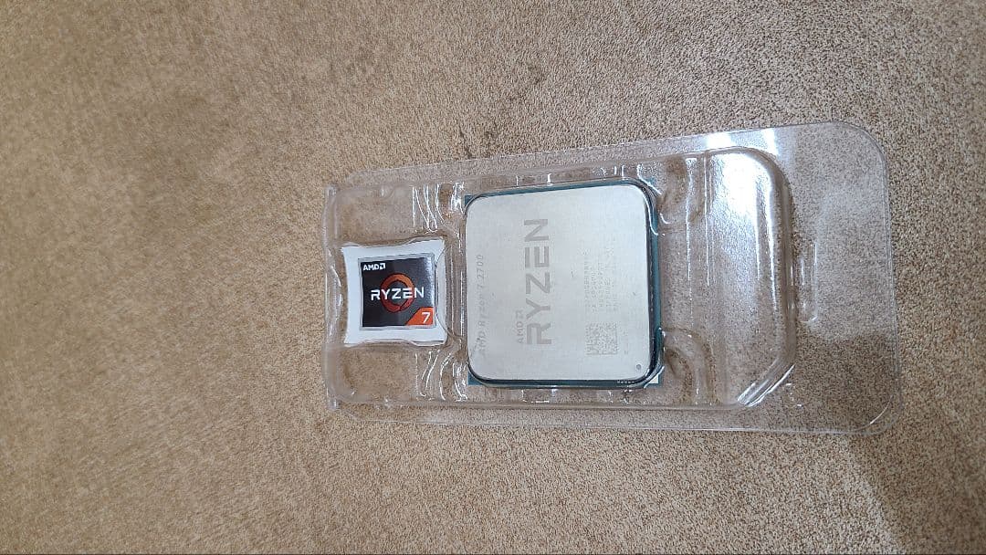 【値下げ中23時終了】AMD Ryzen 7 2700 本体・箱純正クーラー付属