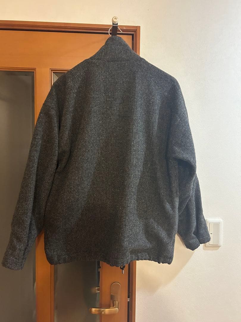 AURALEE LIGHT TWEED ZIP BLOUSON 3 ブラウン