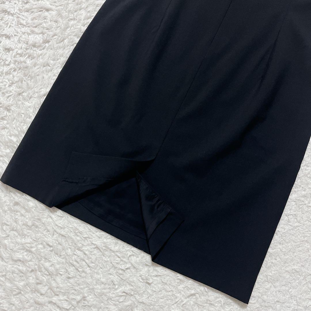 美品✨theory ノースリーブワンピース　膝丈　黒　2