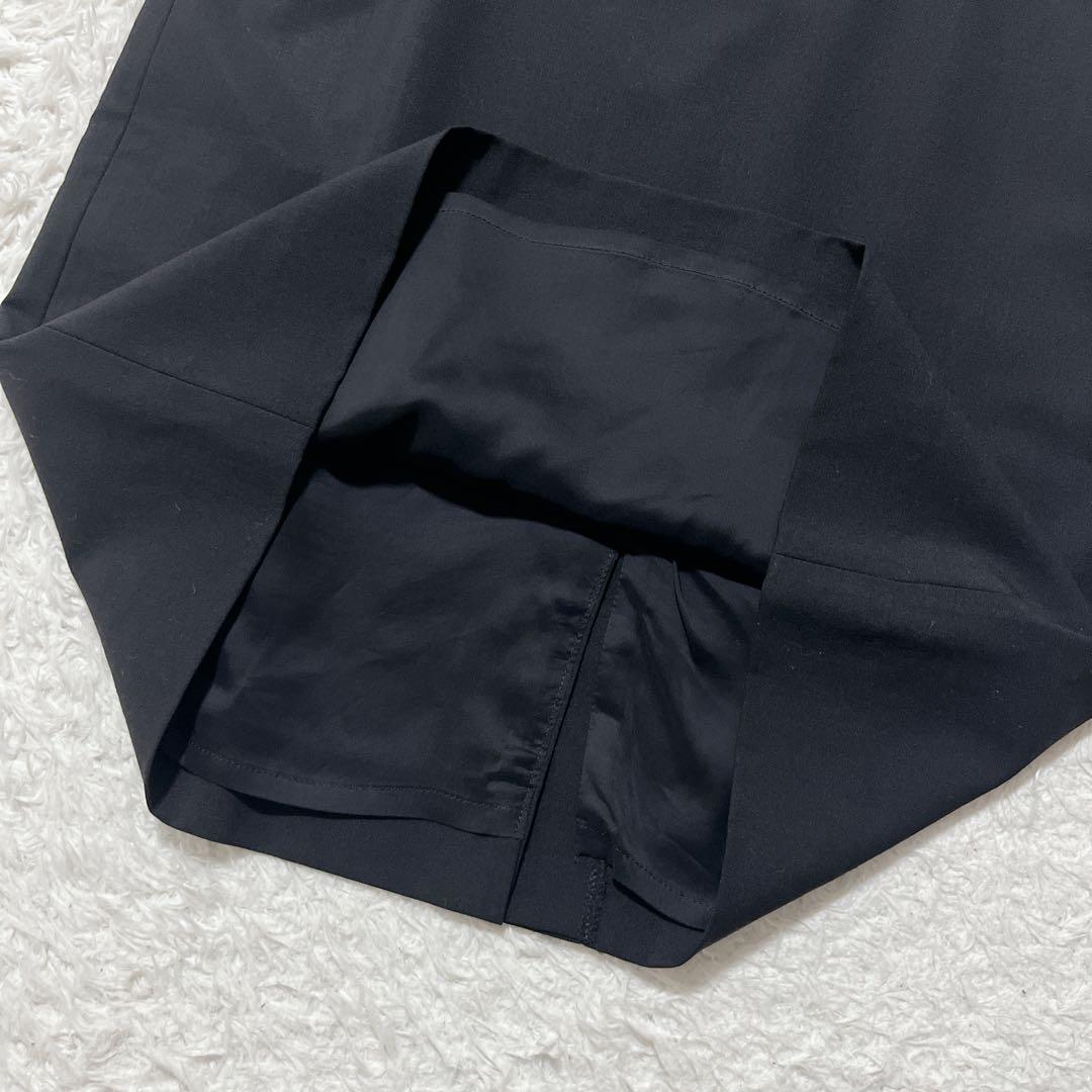 美品✨theory ノースリーブワンピース　膝丈　黒　2