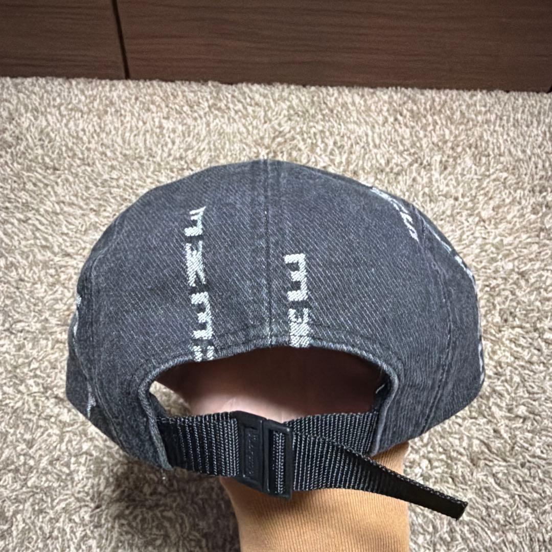 Supreme Side Logo Camp Cap ブラック