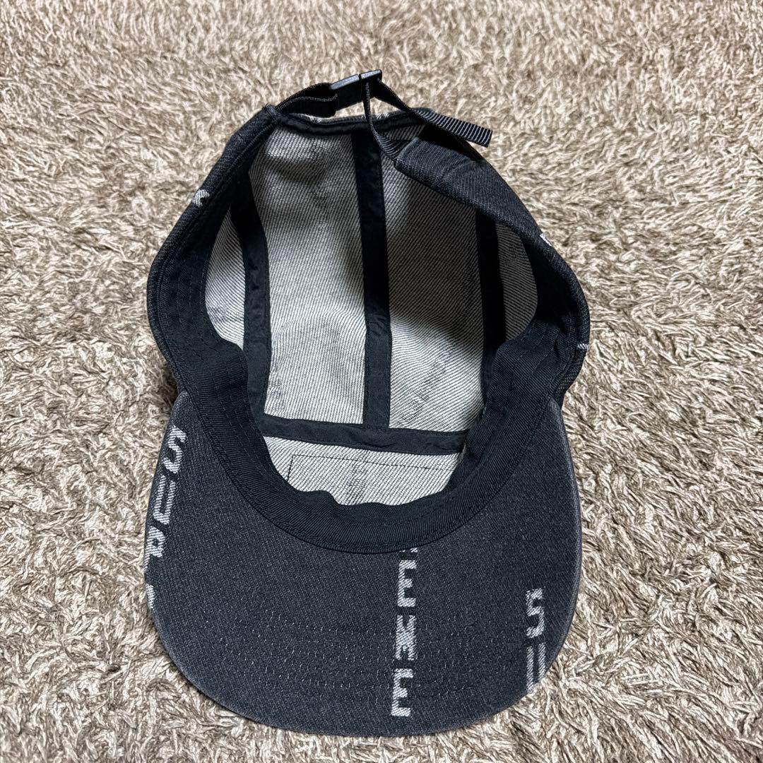 Supreme Side Logo Camp Cap ブラック