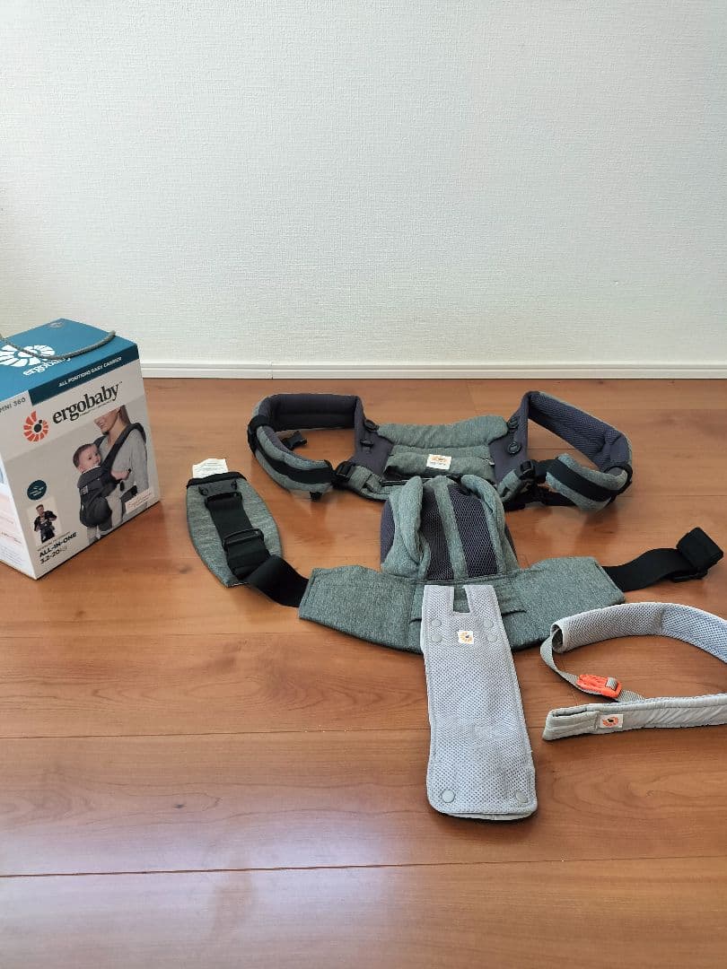 【美品】Ergobaby OMNI 360 エルゴベビー 抱っこひも グレー