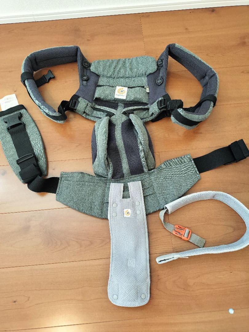【美品】Ergobaby OMNI 360 エルゴベビー 抱っこひも グレー