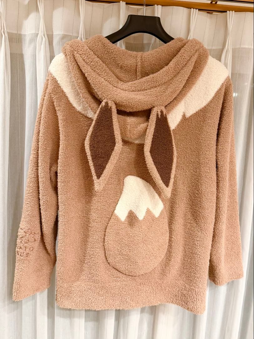 美品　ジェラートピケ　ポケモン　ベビモコ イーブイ パーカ＆ショートパンツセット