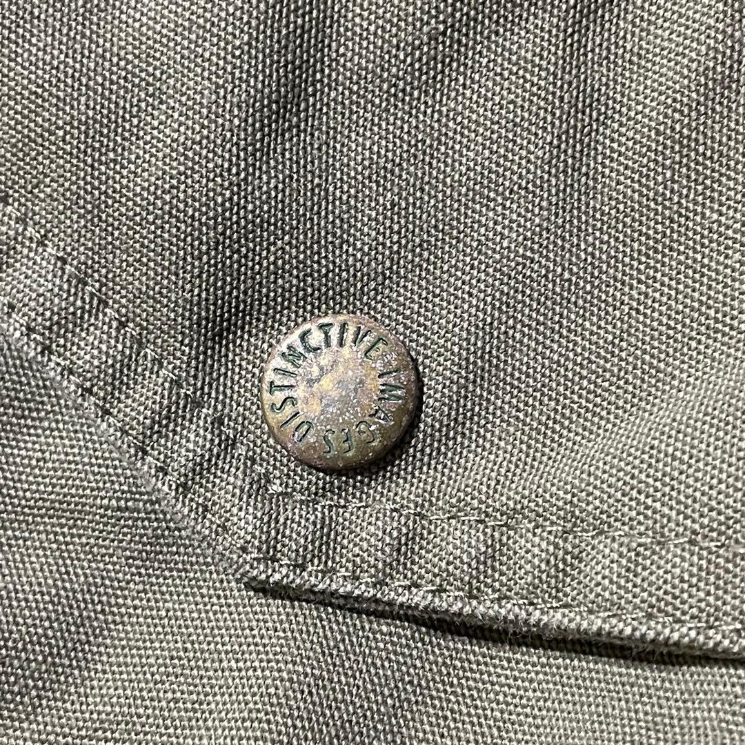 レザー襟 ダックジャケット XL 企業ロゴ 刺繍