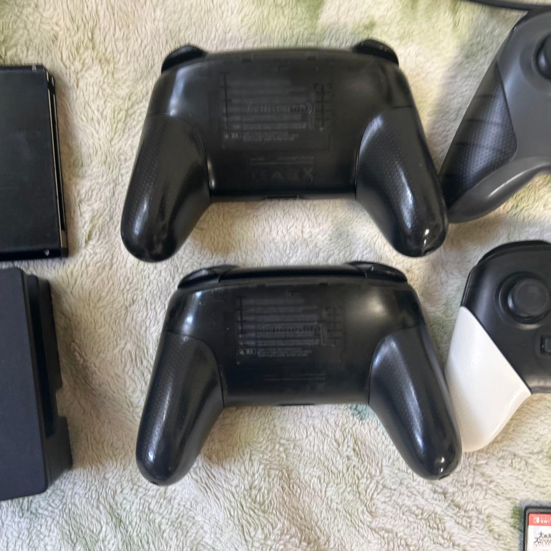 Switch 本体 大乱闘スマッシュブラザーズソフトコントローラ四つ付き