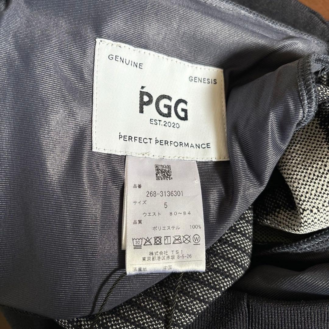 専用です。パーリーゲイツPGGポリエステルヤーンブラックパンツサイズ5